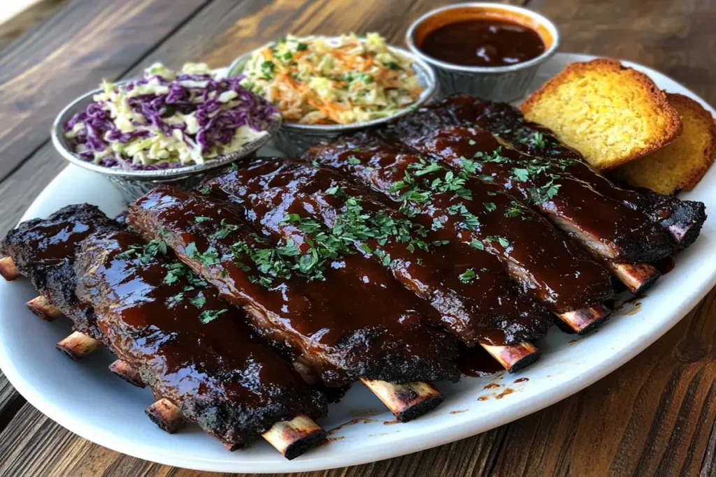 Grilling Beef Back Ribs Over Open Flames