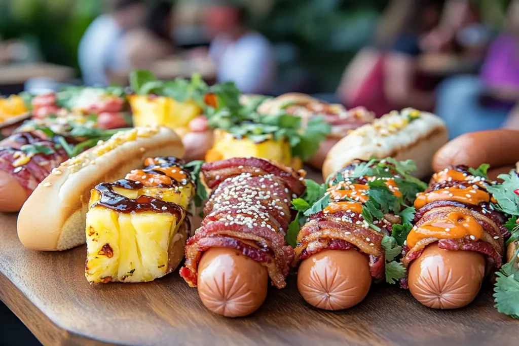 Stylish serving ideas for cocktail hot dogs