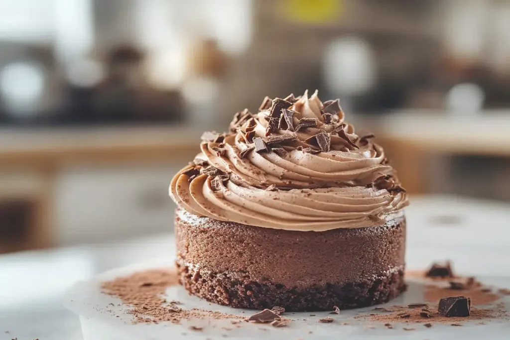 Small Chocolate Cake with Buttercream Frosting